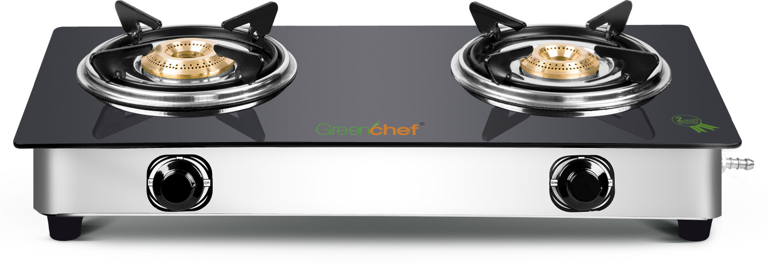 Image of Greenchef Crystal Stainless Steel Manual Gas Stove