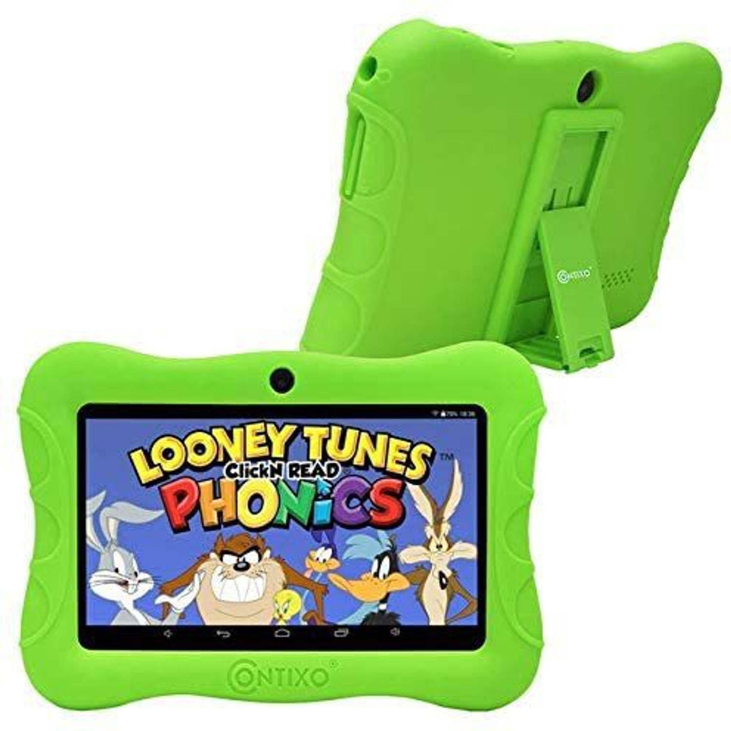 Image of Contixo Kids Android 10 2 GB RAM 32 GB ROM 7 inch with Wi-Fi Only Quad Core Processor Tablet (Green)