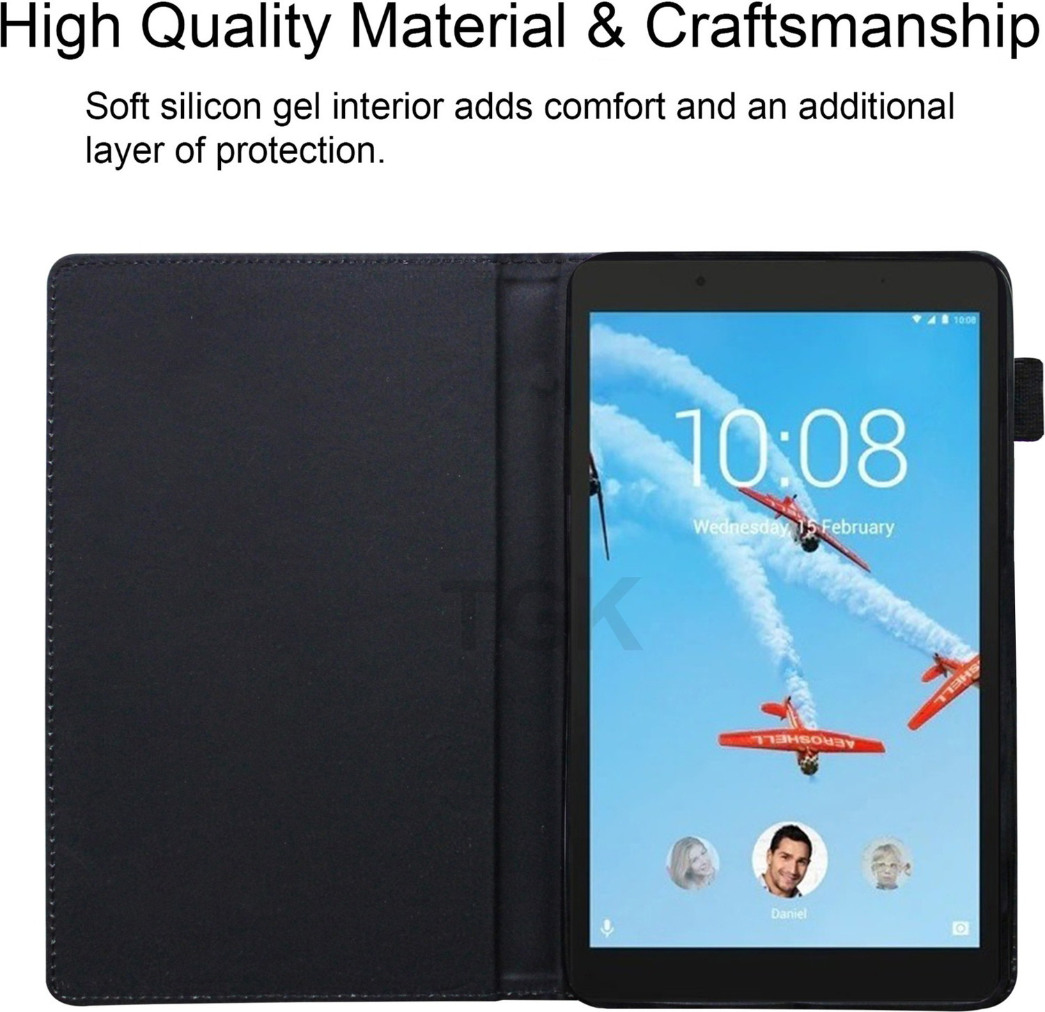Image of TGK Flip Cover for Lenovo Tab E8 8 inch