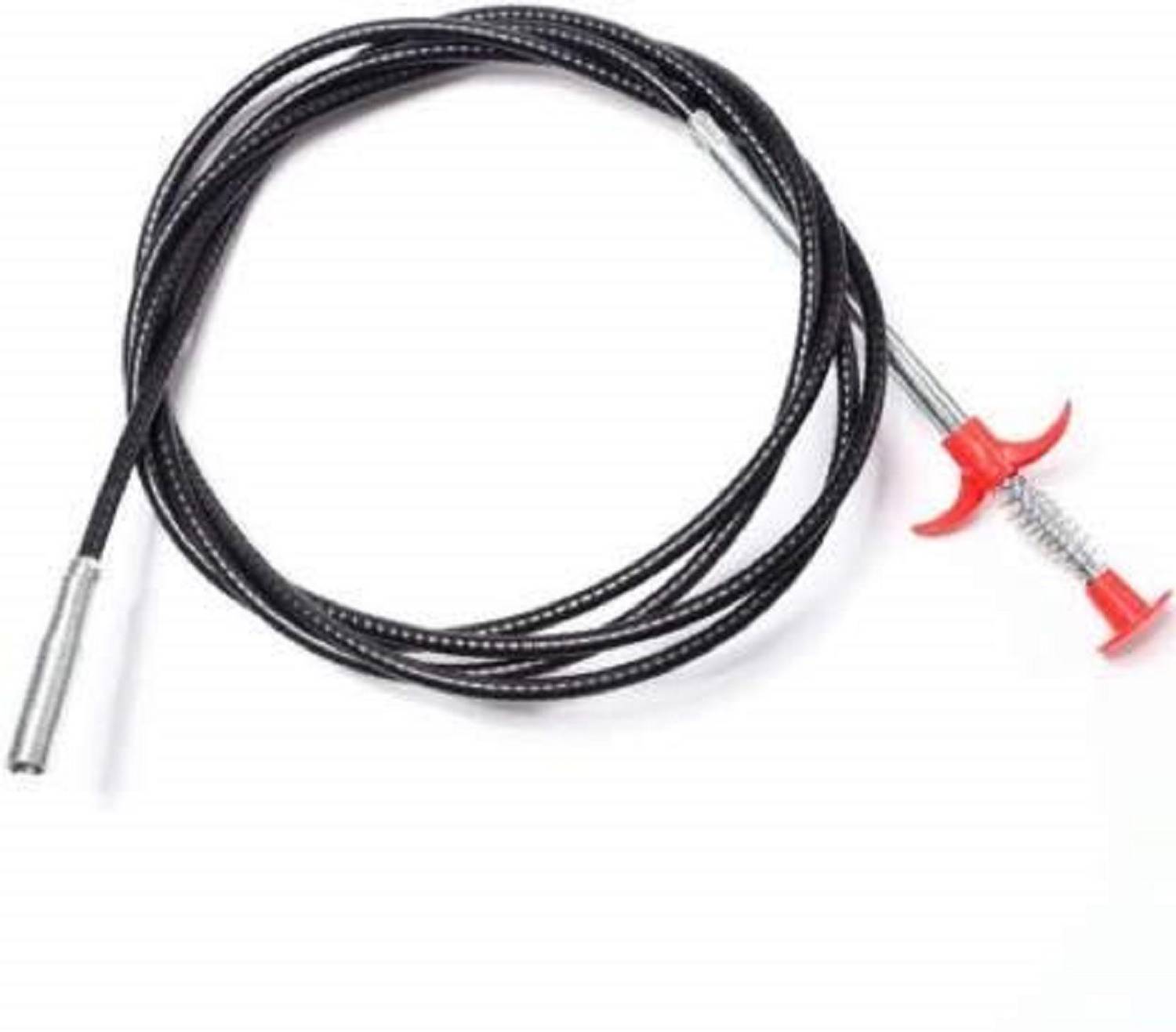 BADSHAH AND KHALIFA Drain Pipe Cleaning Spring Stick, Hair Catching Drain Pipe Cleaning Wire, Sink Cleaning Stick Sewer Sink Tub Dredge Remover, Spring Drain Pipe Cleaner Tool Clog Remover Cleaning Tools ( 152 cm ) Latest Drain Clog Plunger - 2 Multi-purpose Plunger