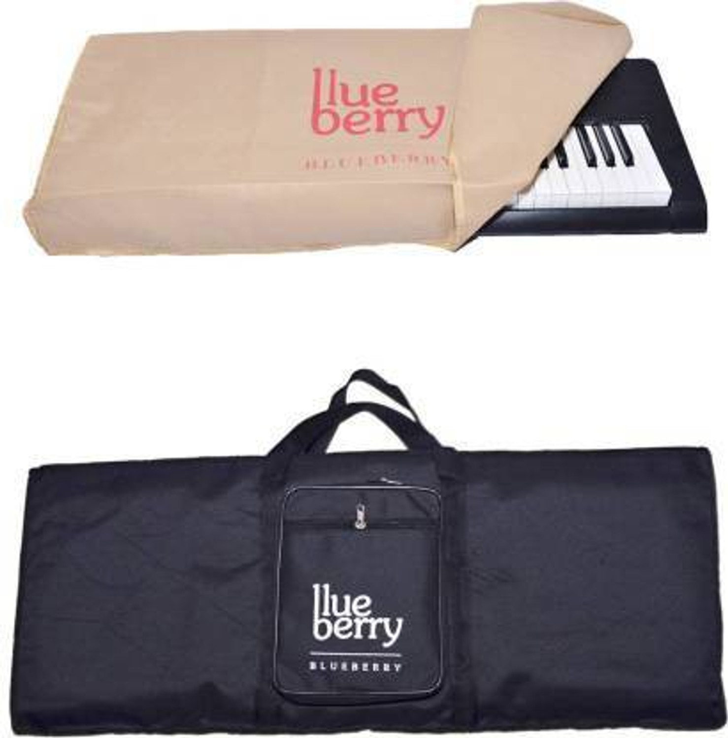 Image of BLUEBERRY KB50 Padded Keyboard Bag & Dust Cover Compatible with Casio CTK-6300IN Keyboard, Keyboard Bag