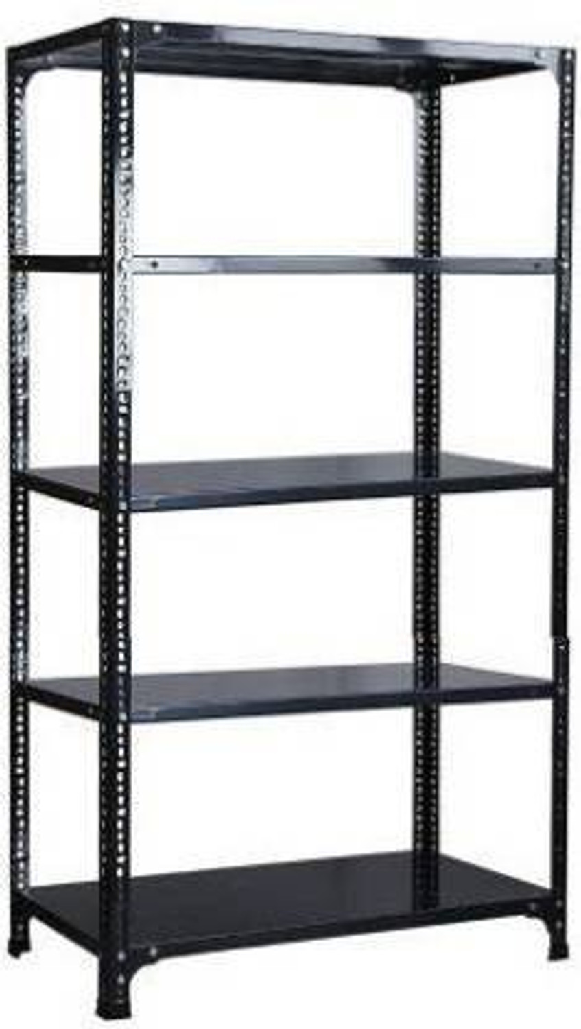 Image of Rackchahiya Slotted Angle Rack CRC Sheet 5 Shelves Multipurpose Rack Dimension 12X24x78'' Luggage Rack