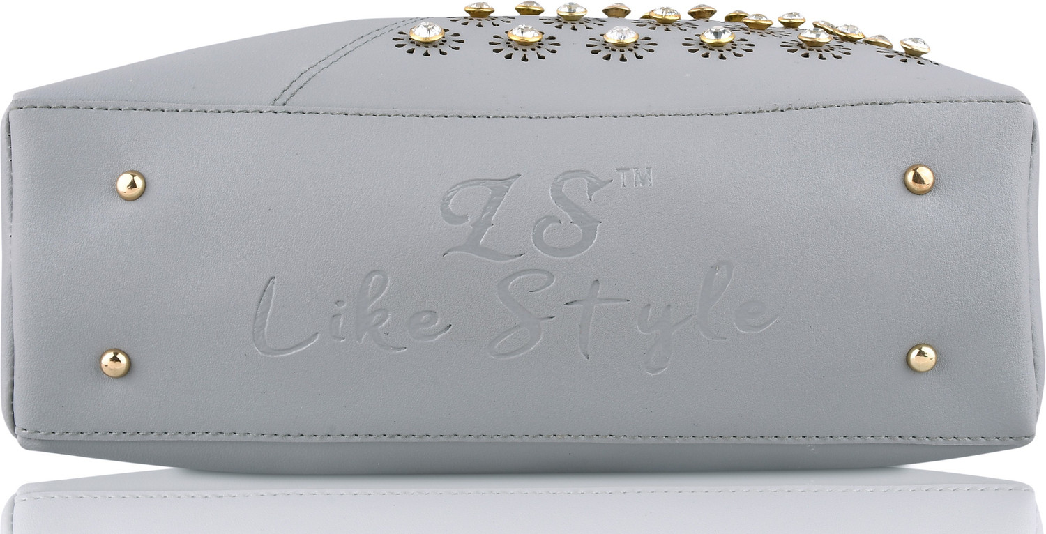 Image of Live Fashion Women Grey Messenger Bag
