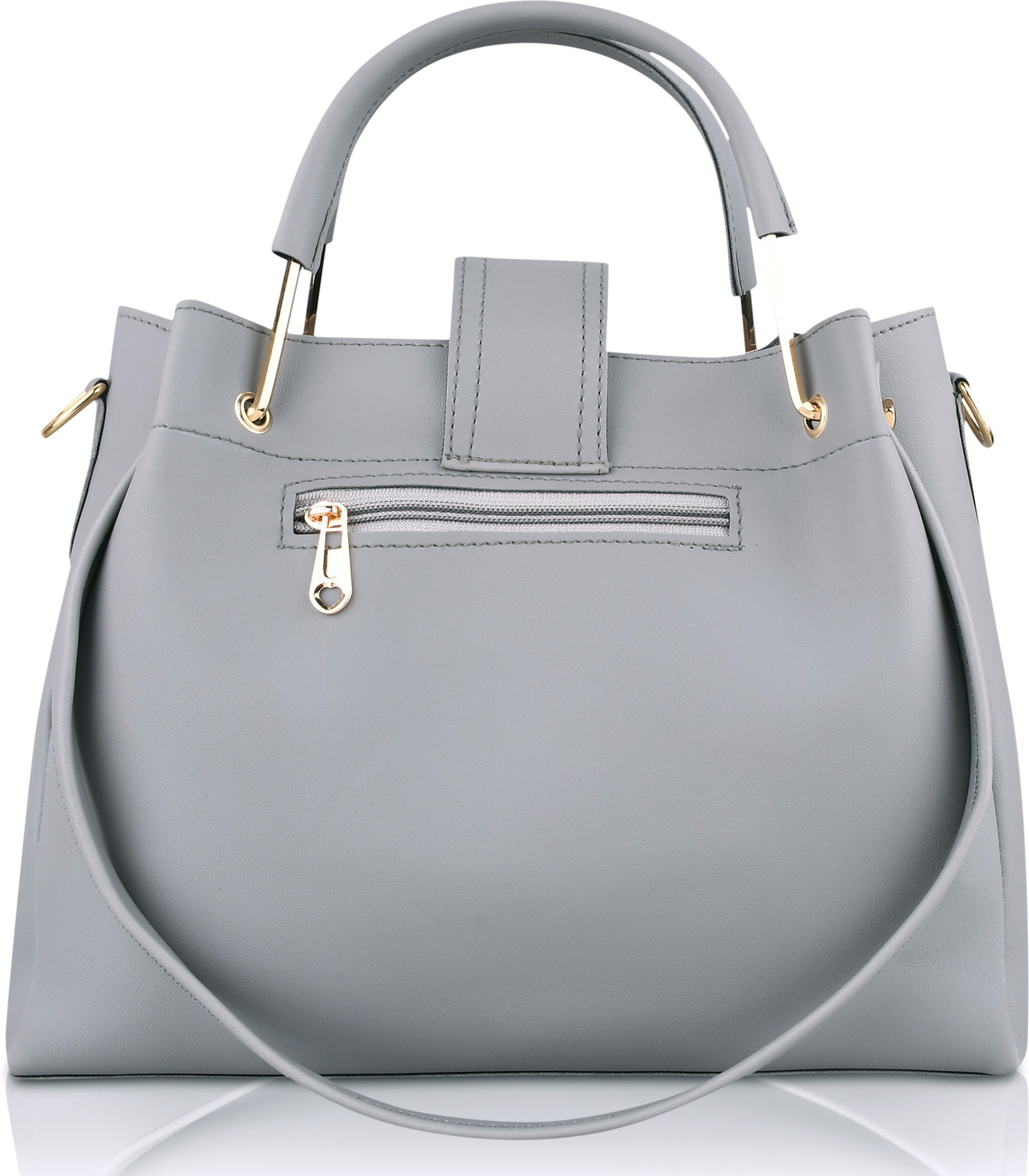 Image of Live Fashion Women Grey Messenger Bag