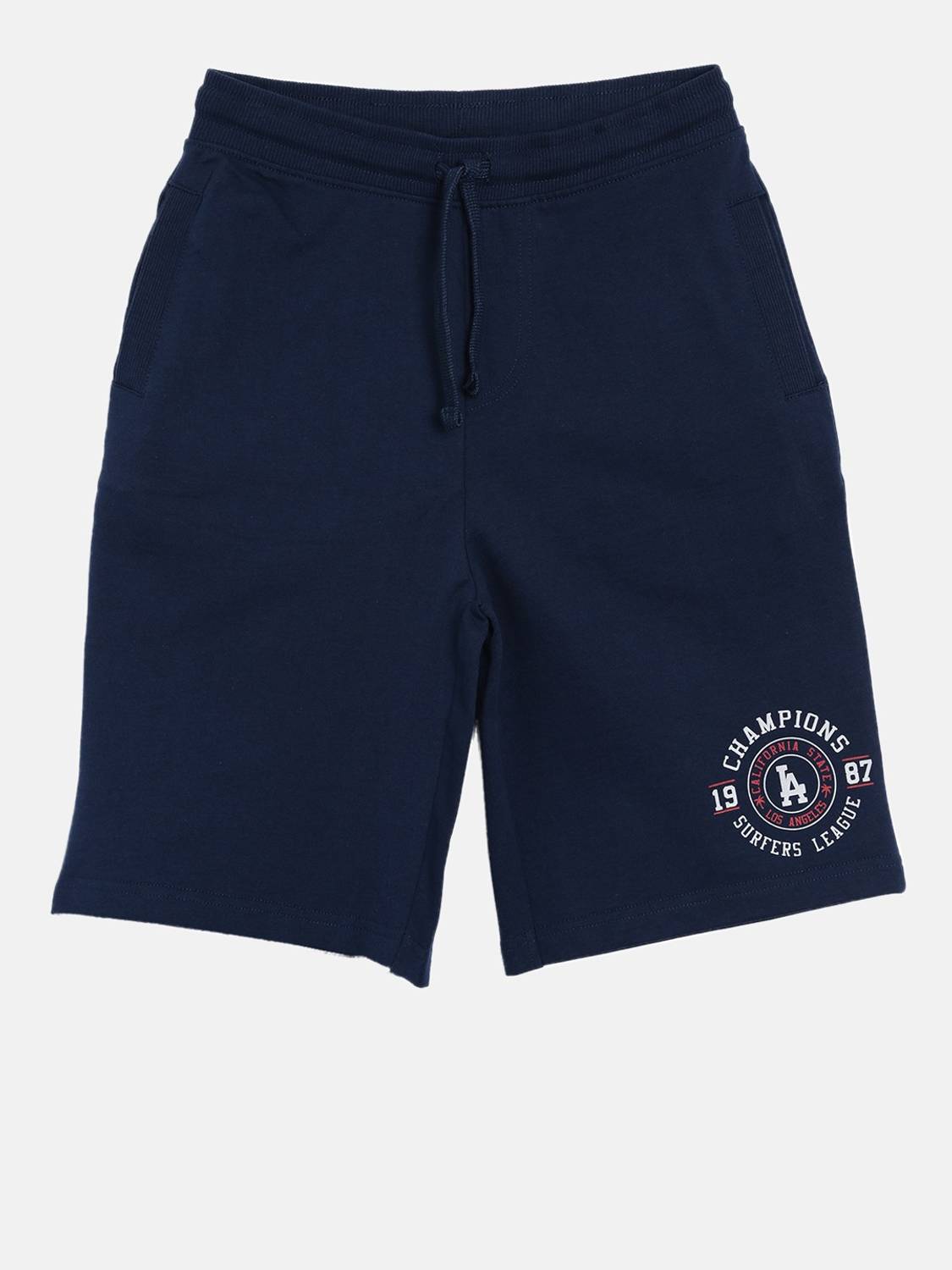 3Pin Short For Boys Casual Solid Pure Cotton