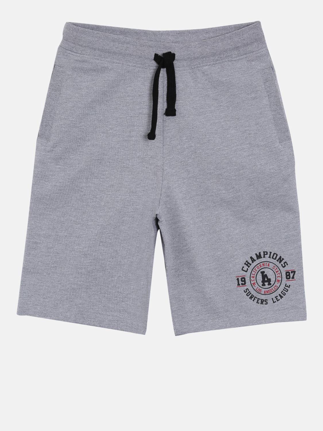 3Pin Short For Boys Casual Solid Pure Cotton