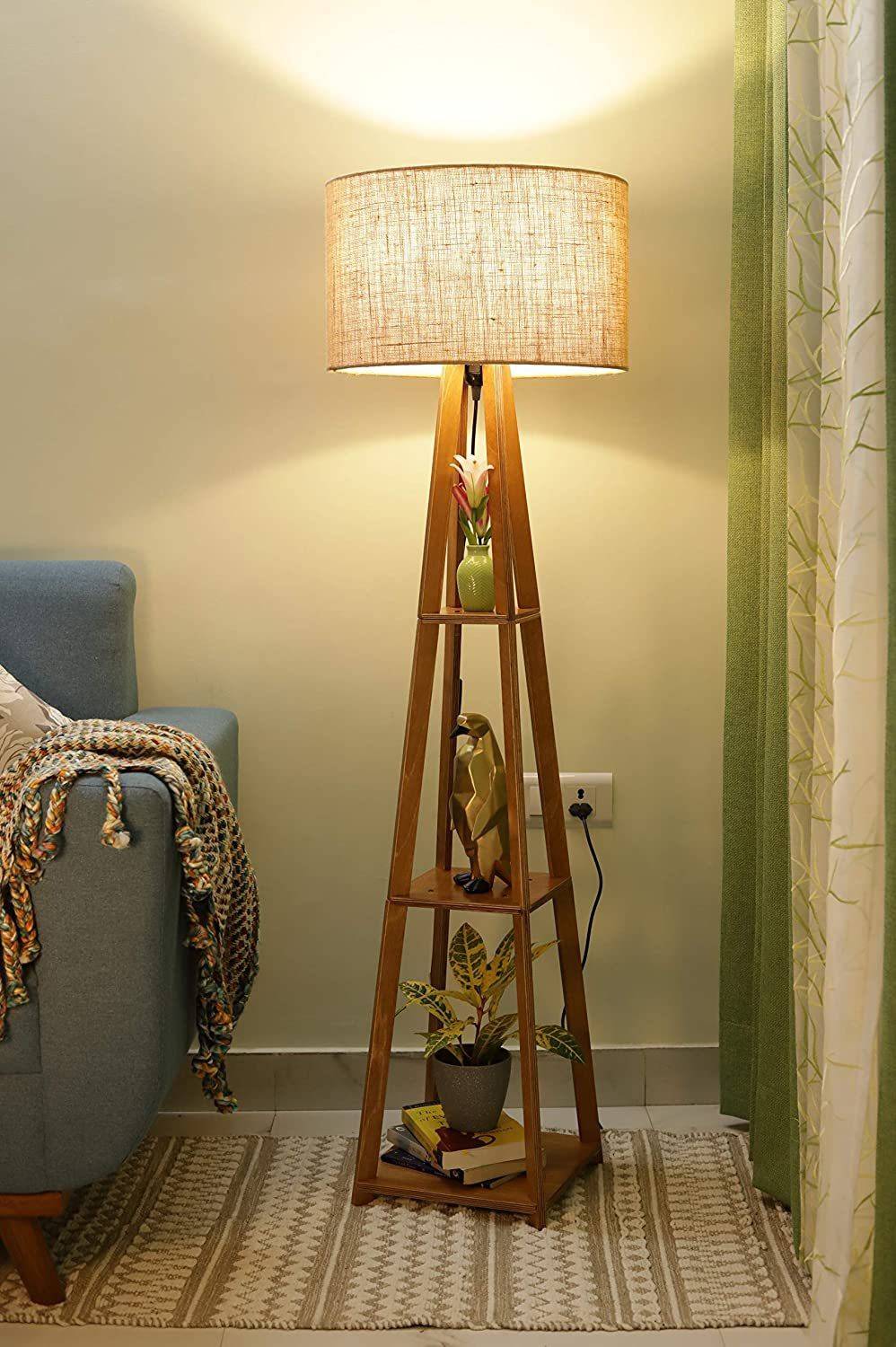 Crosscut Furniture Tripod Floor lamp Price in India - Buy Crosscut