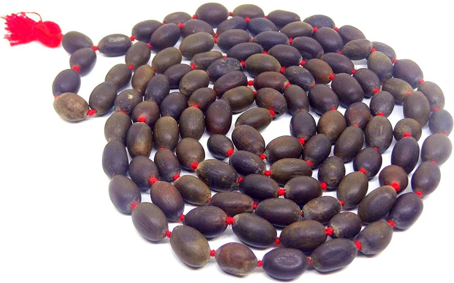 Anshika International Kamal Mala with 108 Seed KamalGatta Japa Mala Rosary Beads Pooja Beeds Wood Chain