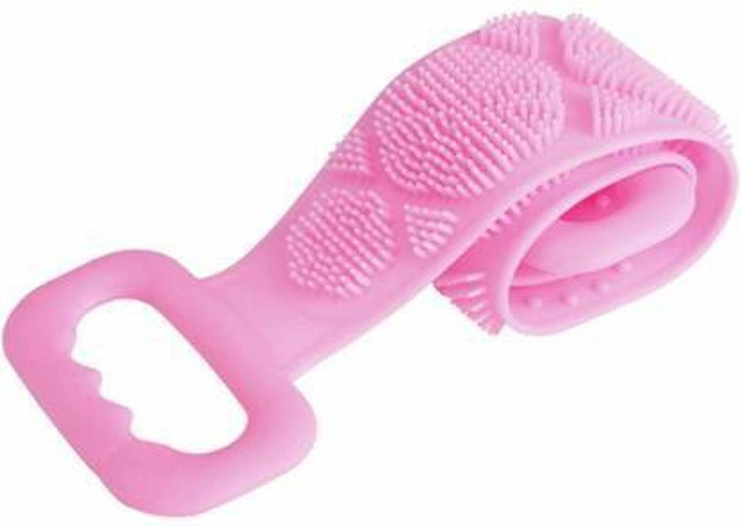 Arsh enterprises Silicone Back Scrubber for Shower, Bath Scrubber Back Cleaning Strap, Rich Foam, Long Lasting, Safe, Comfortable Massage Belt Shower Towel