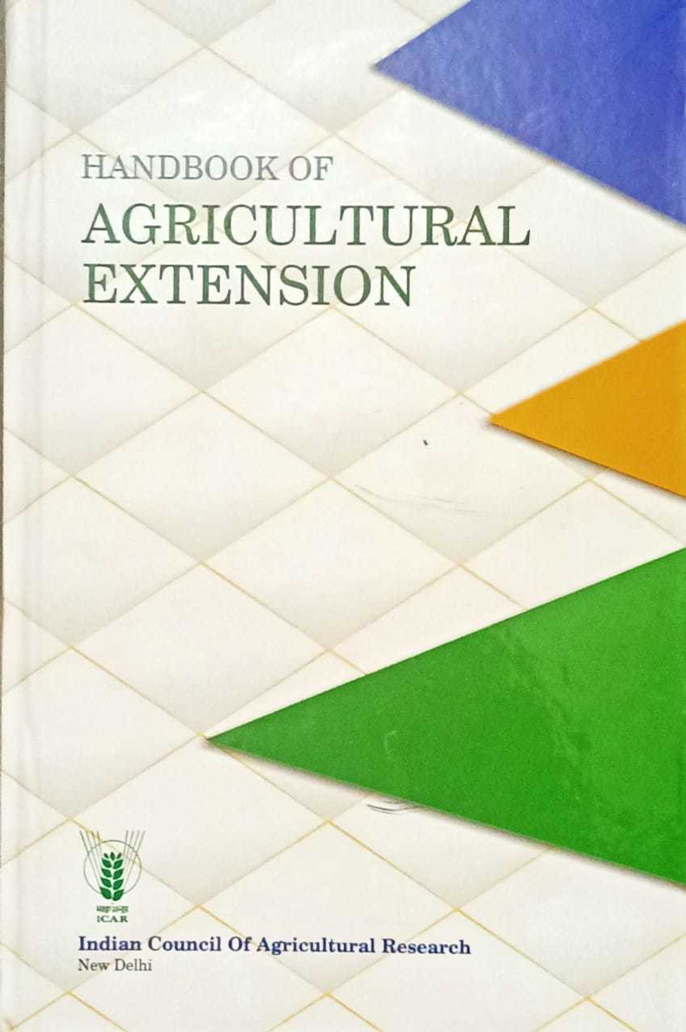 Image of HANDBOOK OF AGRICULTURAL EXTENSION