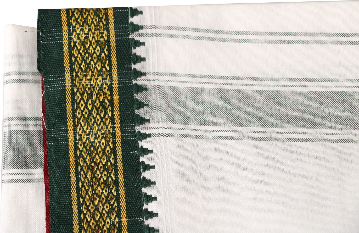 Image of RETRO Pack Of 2 Thalapathy Border Solid Men Dhoti