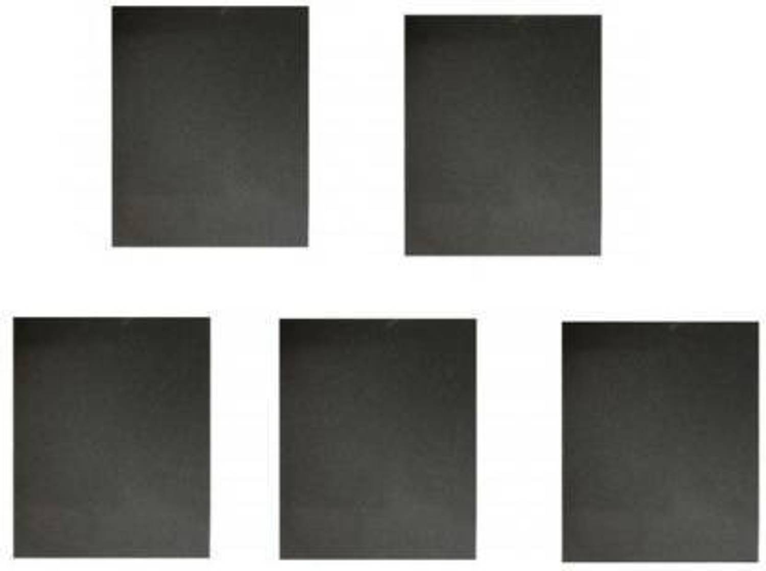 3M Sand Paper 600 Grit Wet and Dry (Black) (Pack of 5) Emery Sandpaper (600 Pack of 5) Emery Sandpaper