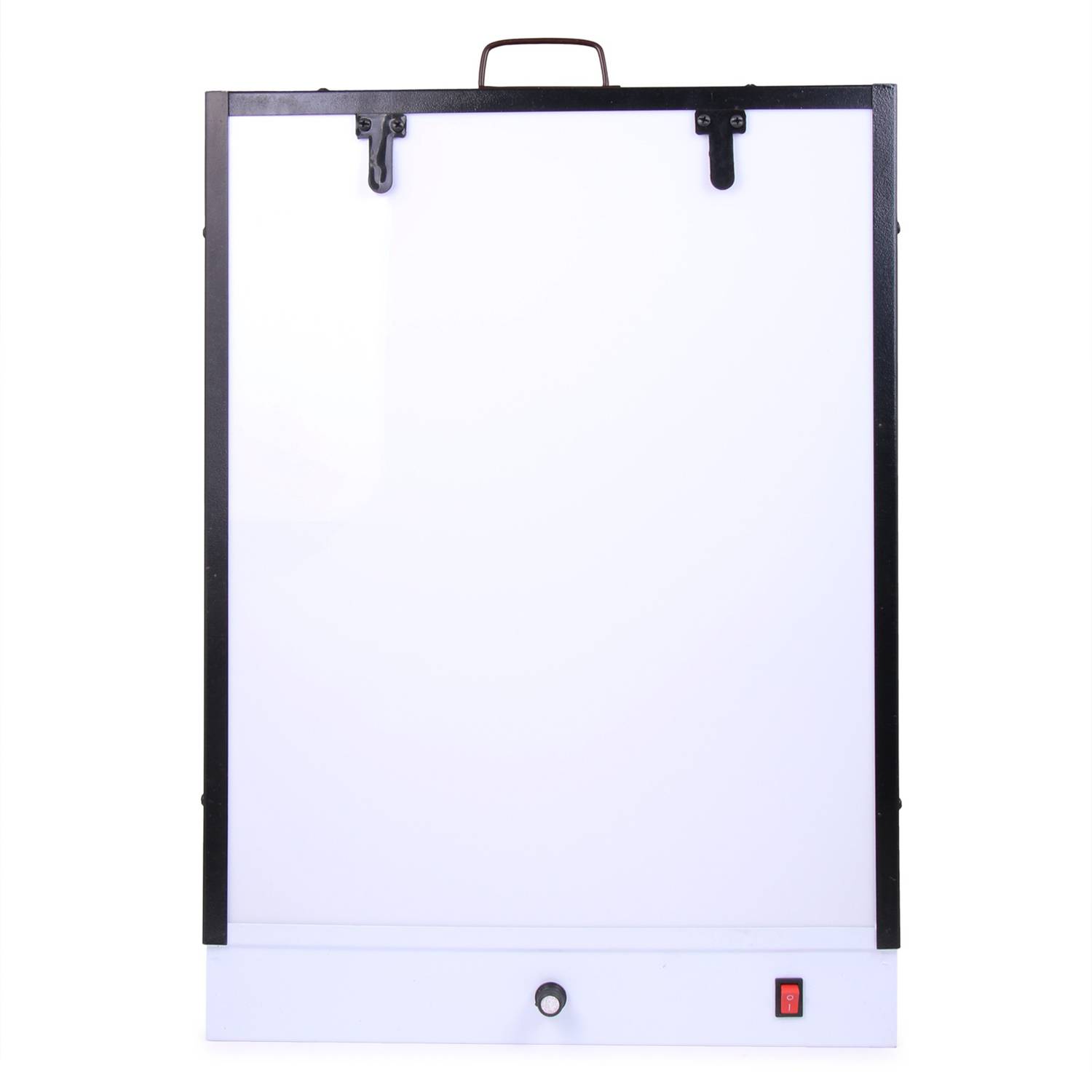 AKH69 X-ray view box Led(single fim) Front Control Burrons Black Frame with automatic film and with dimmer to adjust brightnes of screen size(14× 17 inch) Black Frame X-Ray Viewer