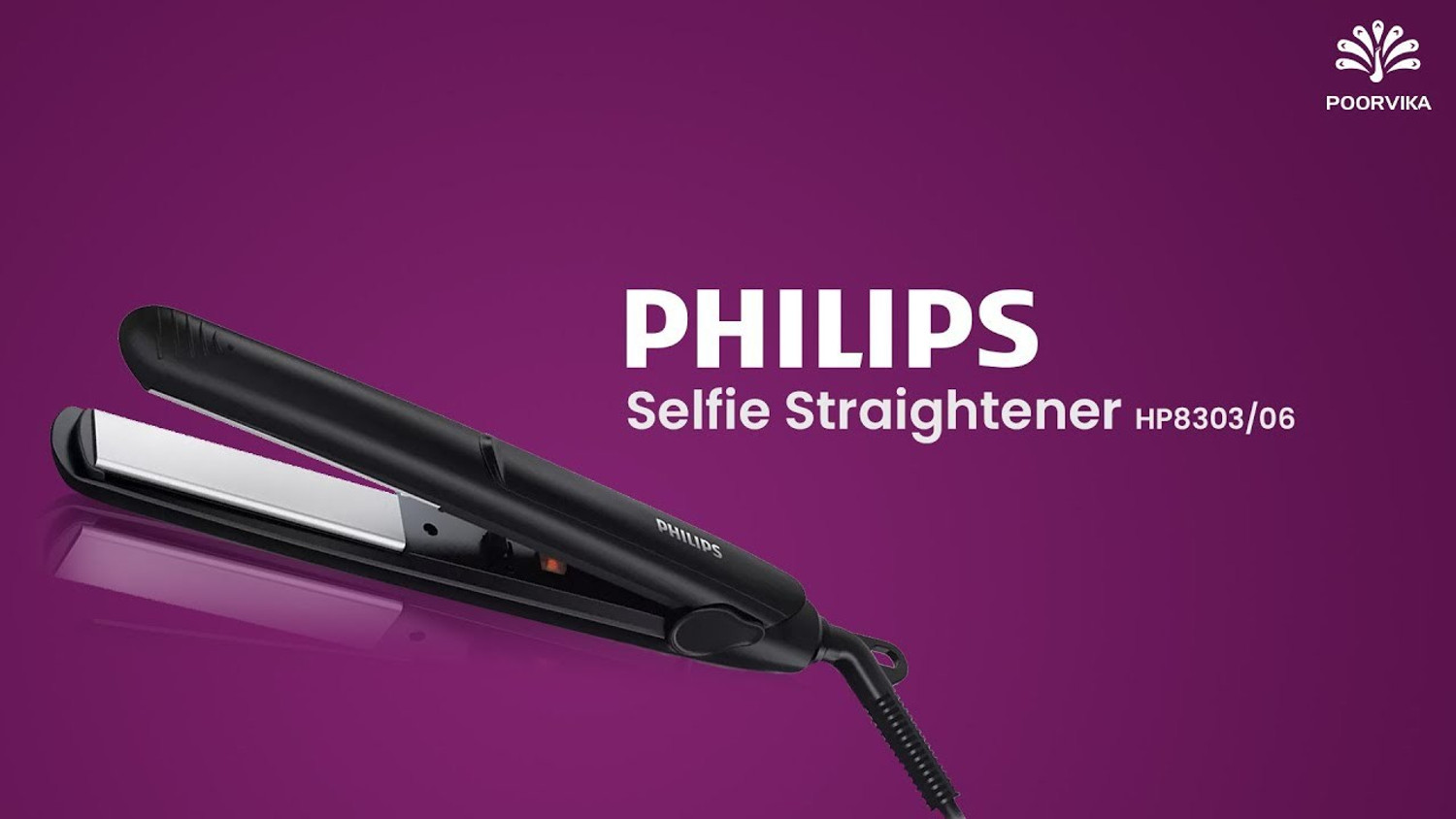Image of PHILIPS Silk ProCare Selfie Straightener / HP8303 /06 HP8303 /06 Hair Straightener