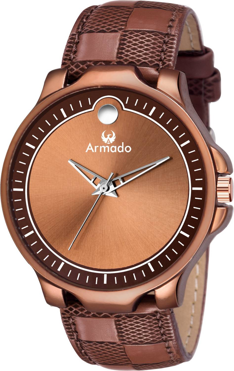 ARMADO AR-B1-BRW Stylish Brown Analog Watch  - For Boys
