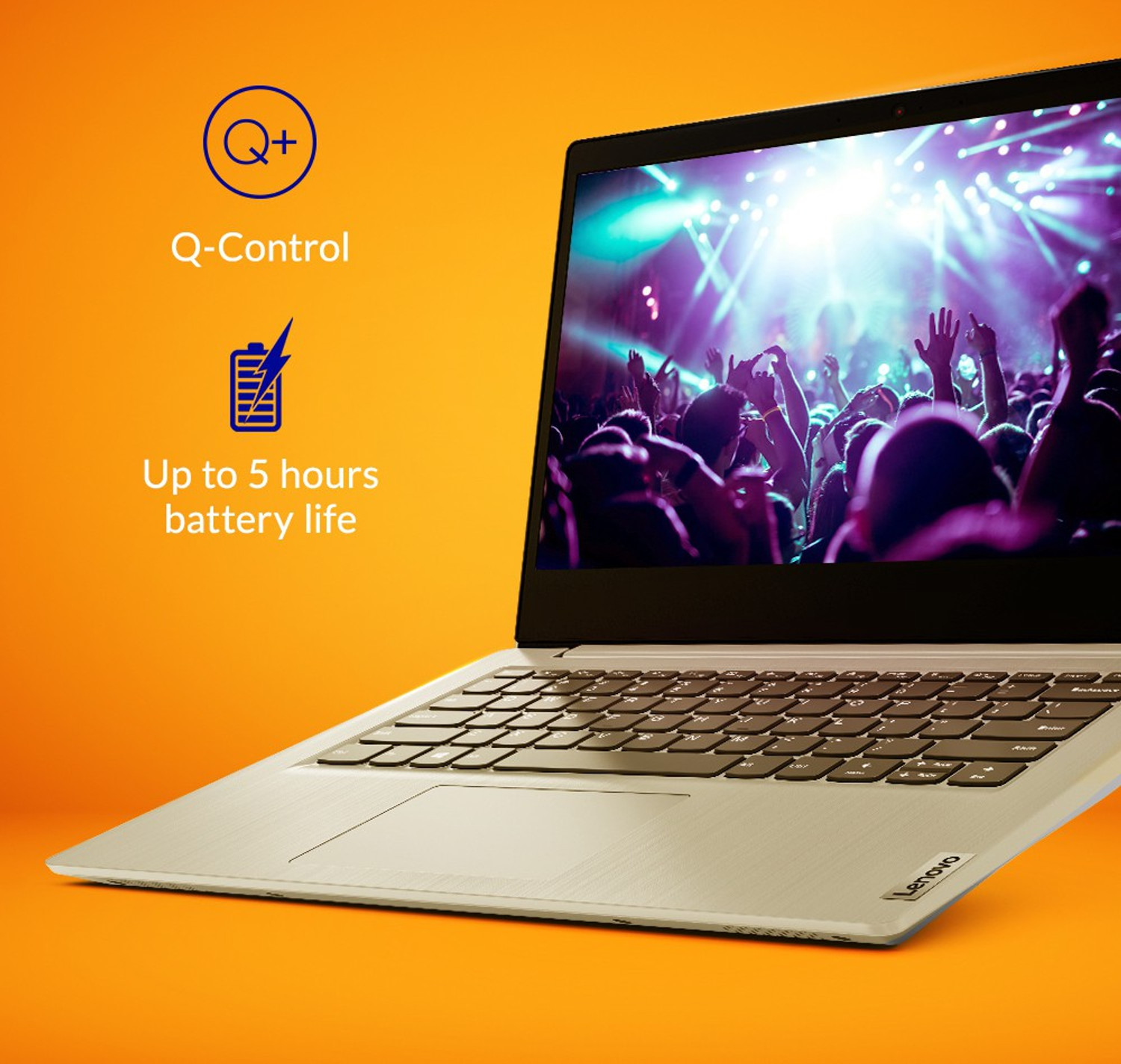 Image of Lenovo Ideapad Slim 3i Intel Core i3 10th Gen 1005G1 - (8 GB /256 GB SSD /Windows 10 Home) 14IIL05 Thin and Light Laptop