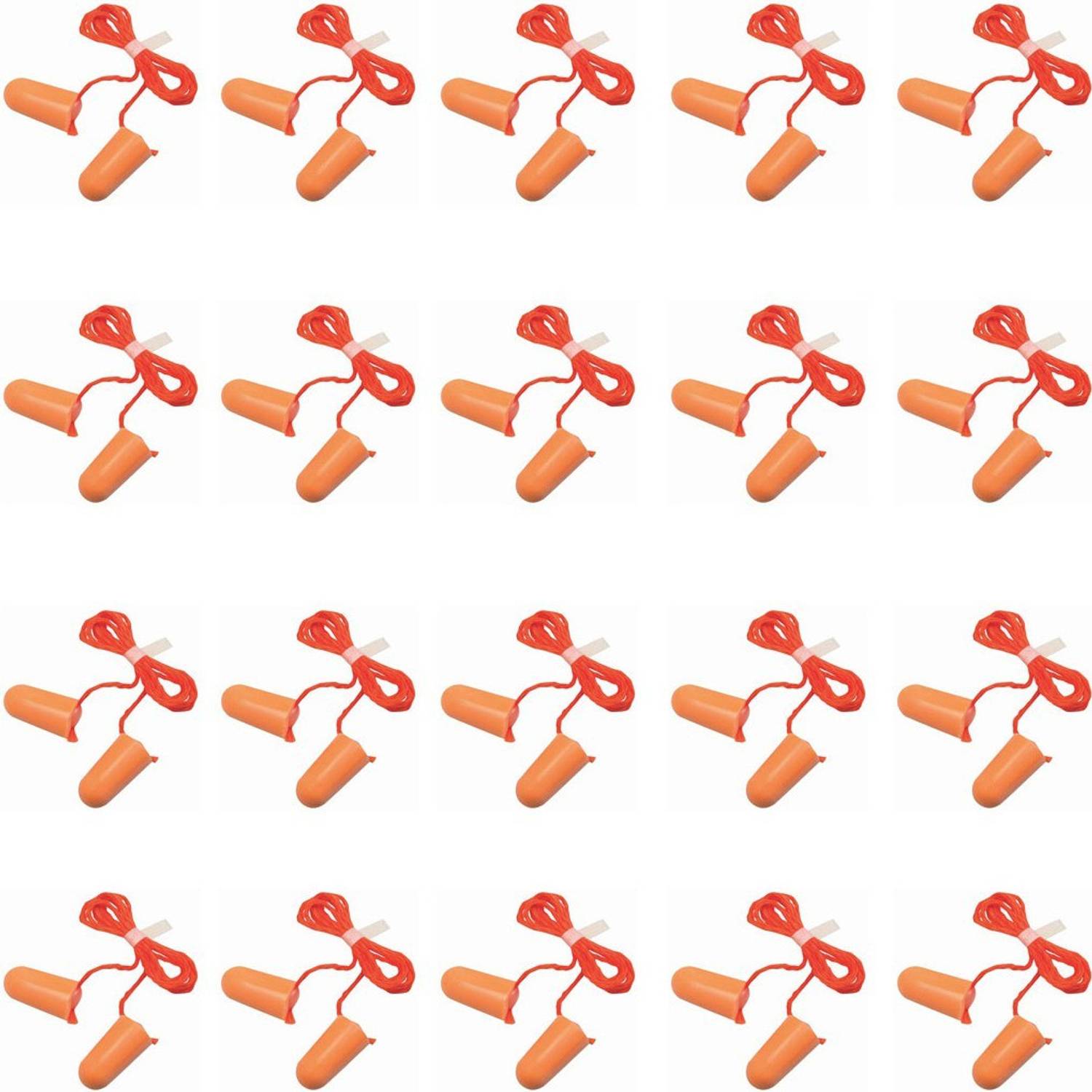 3M Ear Plugs Noise Reducing | For Meditation | During Study | While Travelling | Sleeping Ear Plug (Orange) (Pack of-20) Ear Plug