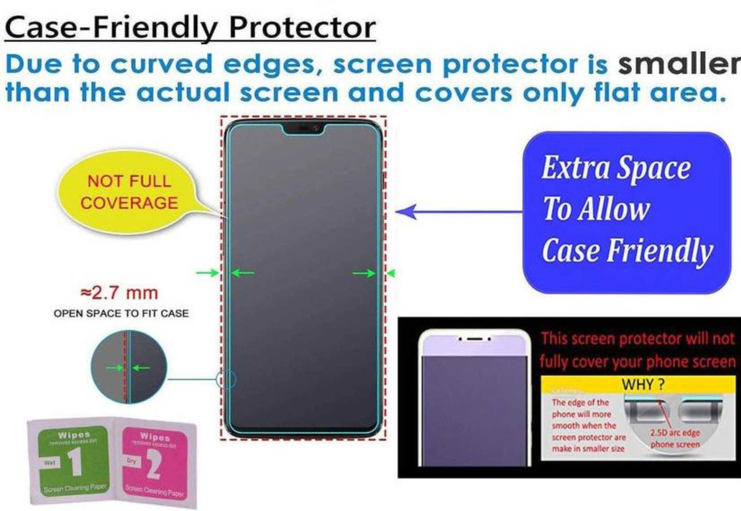 Image of ZINGTEL Impossible Screen Guard for TECNO CAMON I SKY IN2 (Flexible Shatterproof)