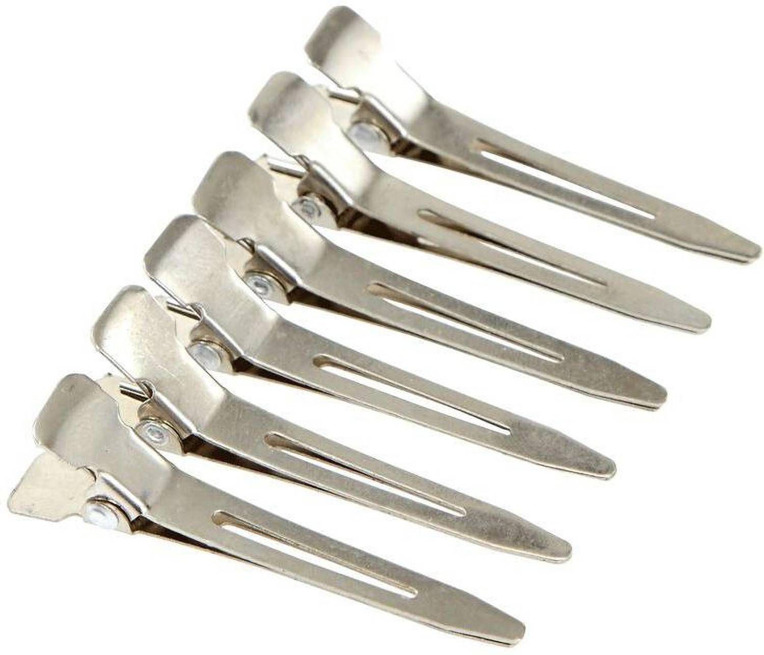 AKADO Professional Salon Hair Styling Steel Section Clips | SET OF 12 PCS | Hair Clip
