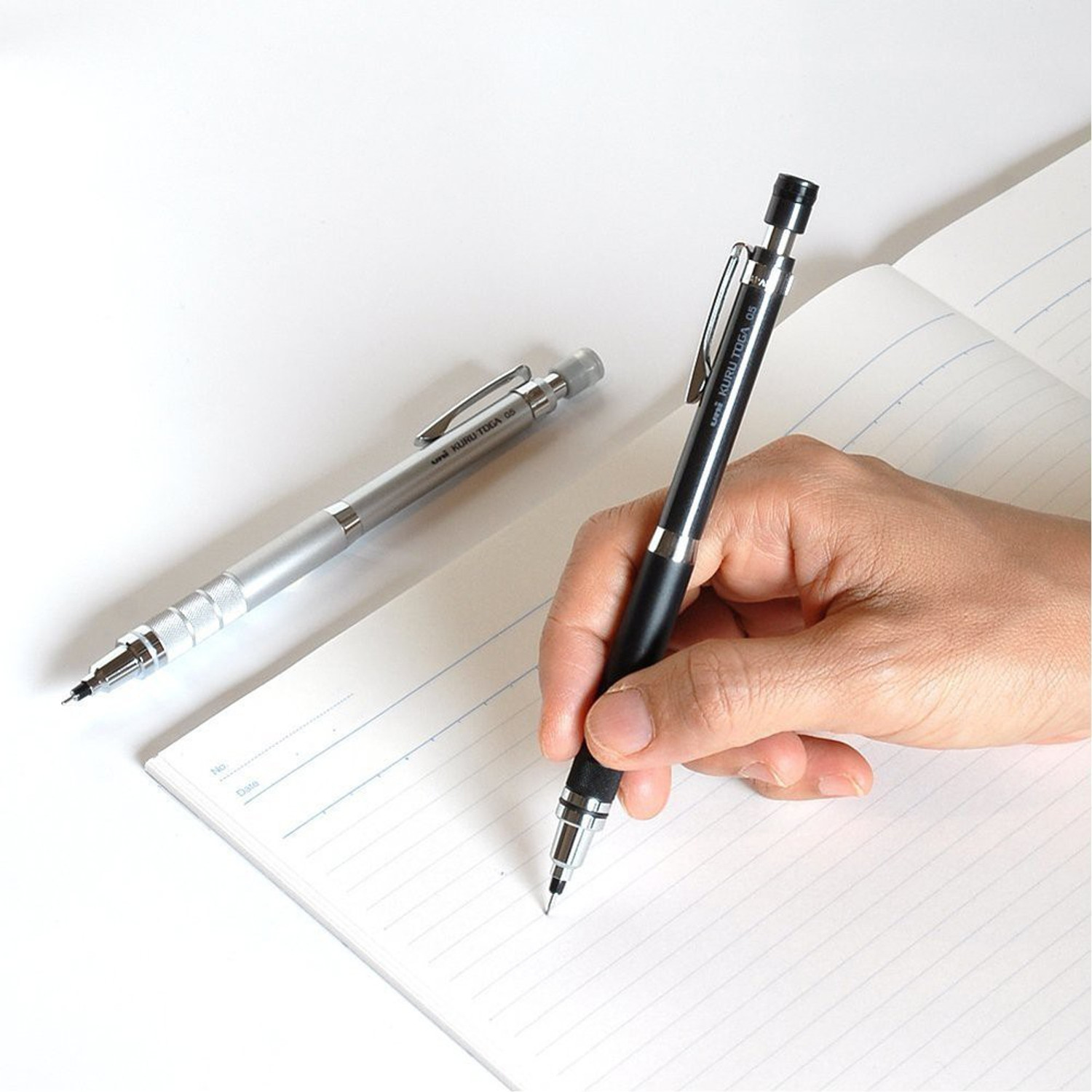 Image of UNI Mechanical Pencil Kurutoga Roulette Model, Gun Metallic, 0.5 mm (M510171P.43) Pencil