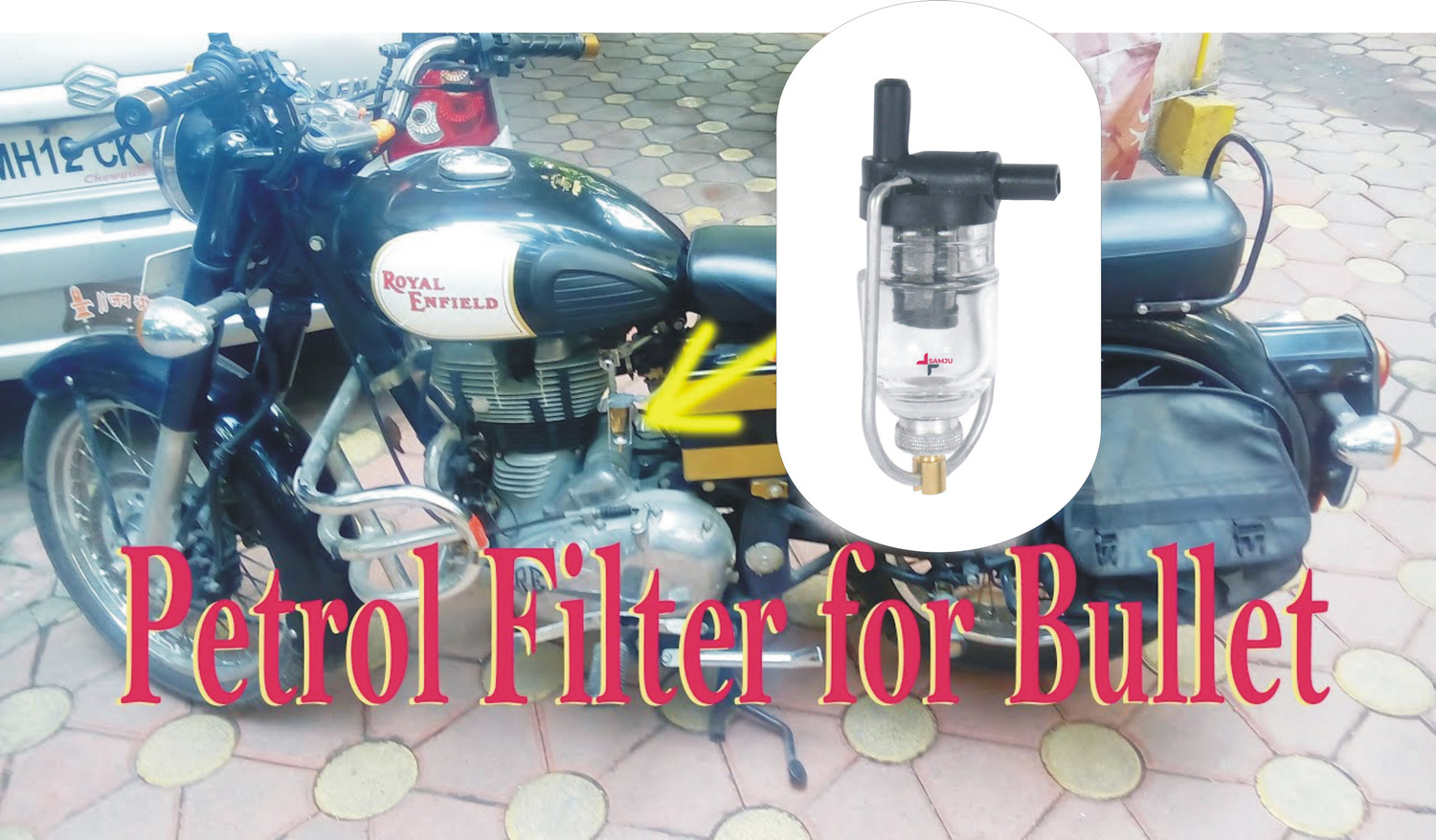 Image of SAMJU VEHICLE PETROL FILTER PETROL FILTER Universal Fuel Filter