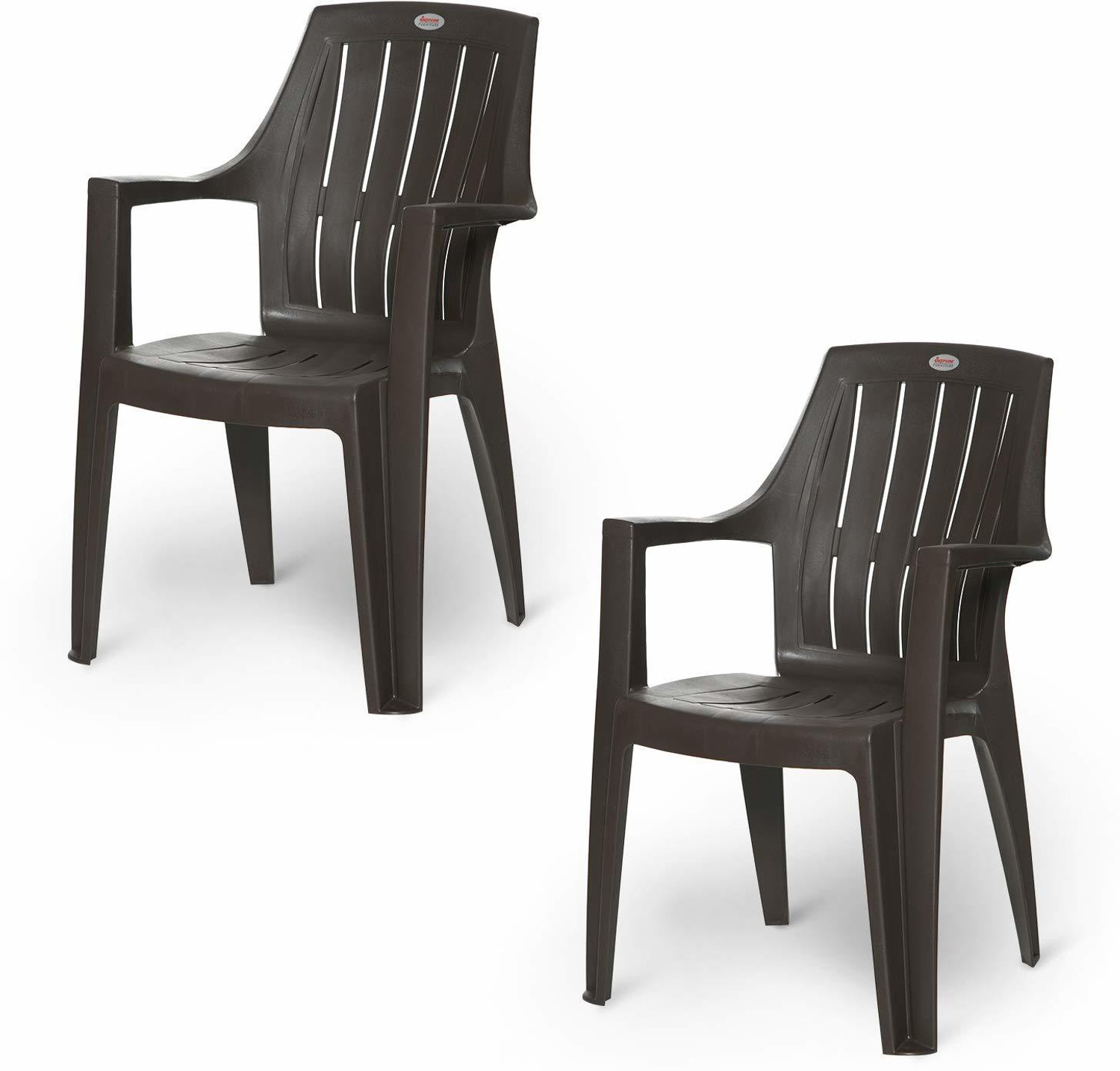 Image of Supreme Turbo Super Chair Set of 2 Plastic Outdoor Chair