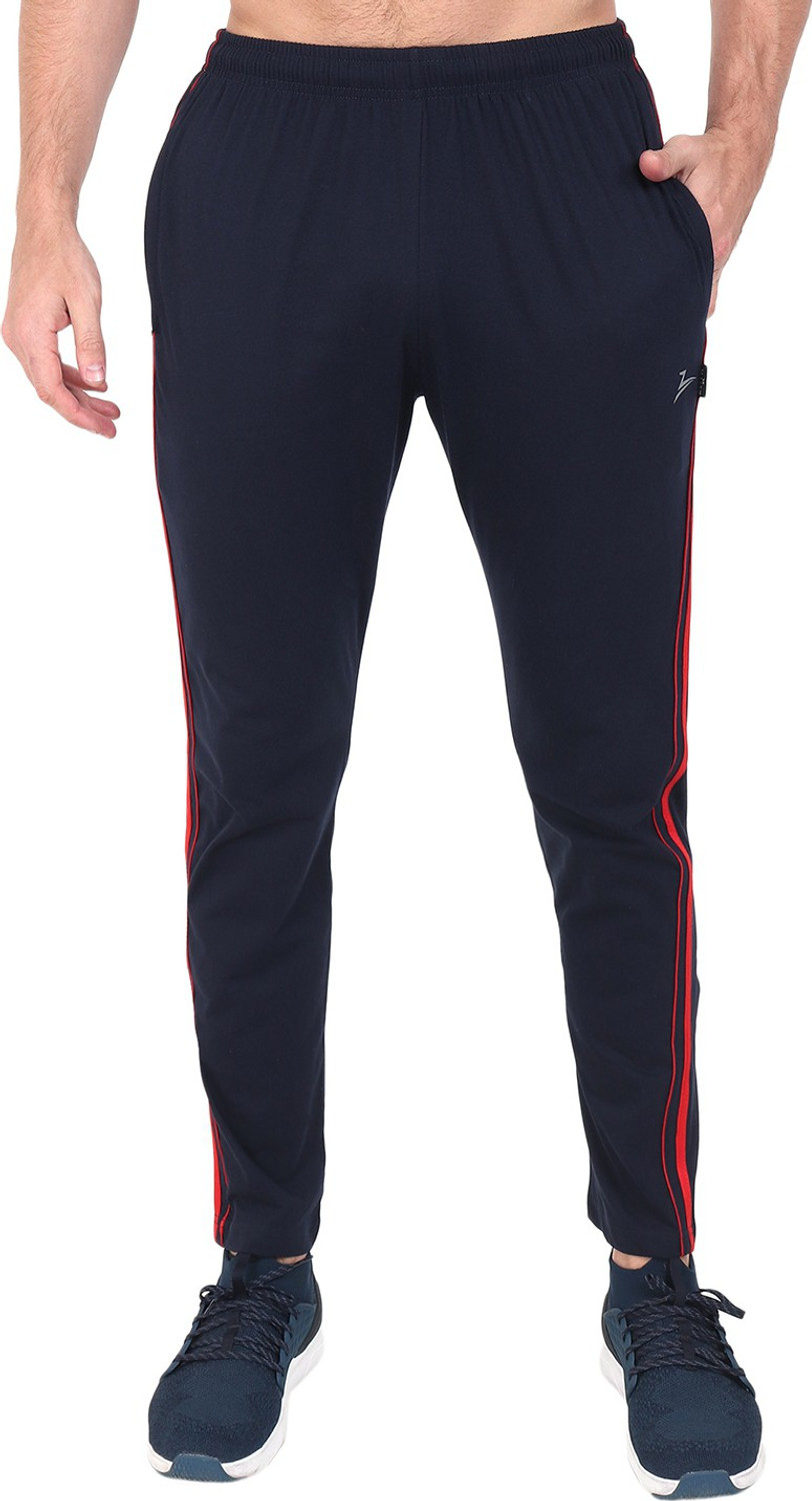 Image of Zeffit Solid Men Multicolor Track Pants