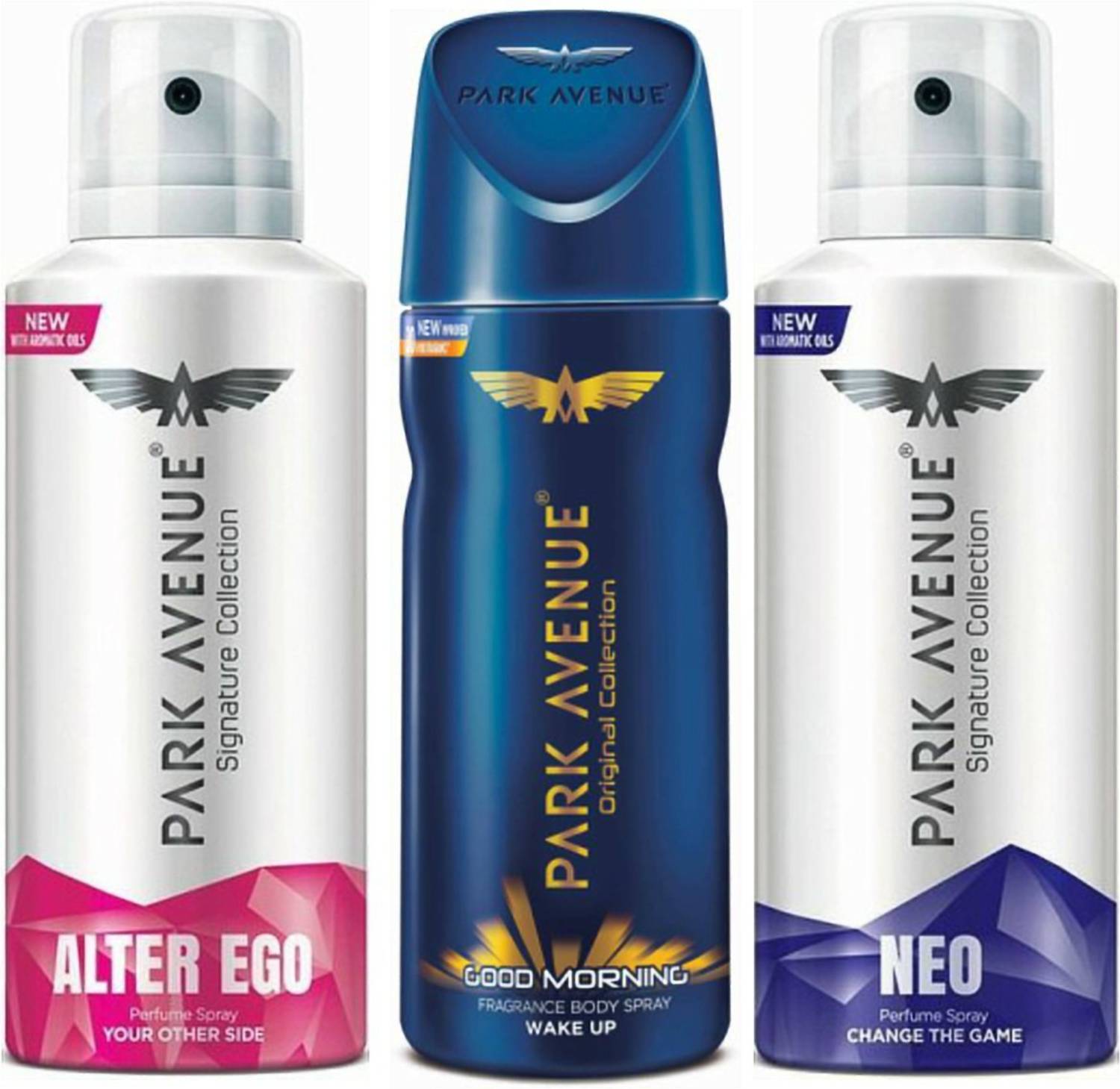 PARK AVENUE 1 Alter Ego & 1 Good Morning & 1 Neo Deodorant Spray