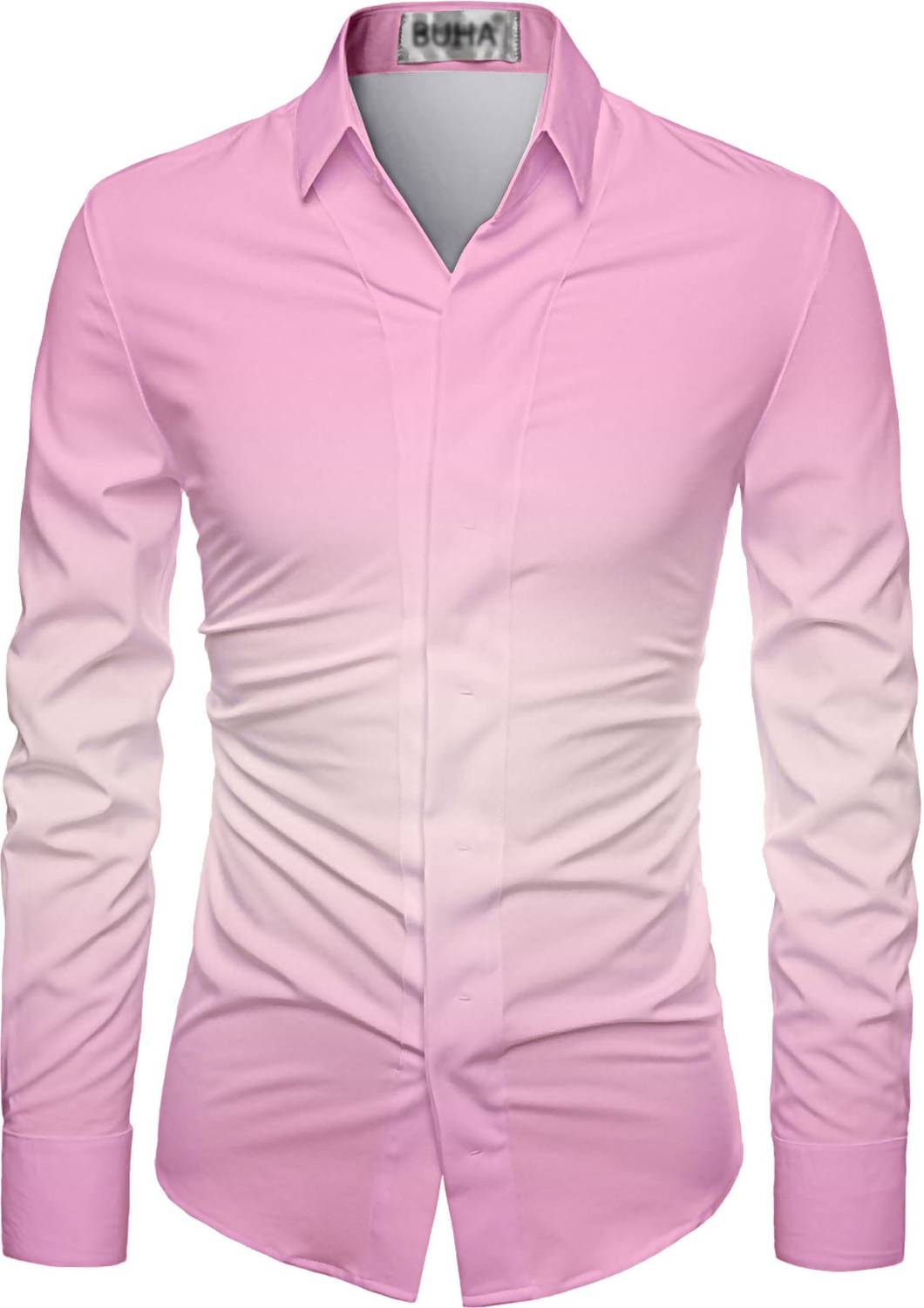 BuhaTrade Polycotton Colorblock Shirt Fabric