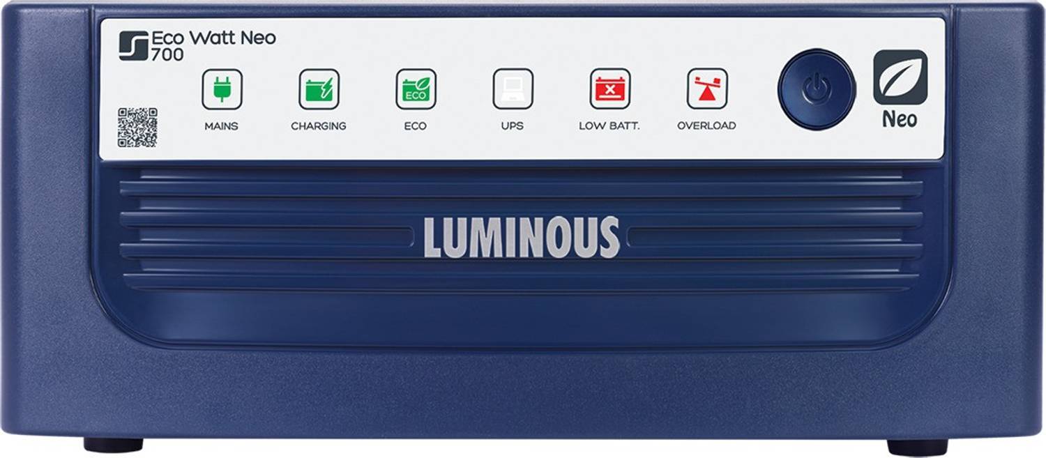 LUMINOUS Eco Watt Neo 700 700/12V V1 with 24 Months Warranty Squa