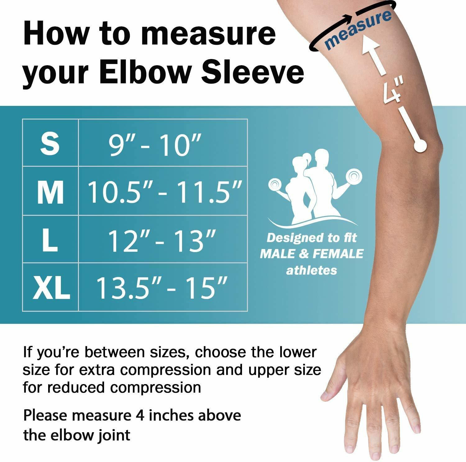 Image of Leosportz (pack of 1) Elbow Brace Compression Support Tendonitis, Tennis Elbow Elbow Support