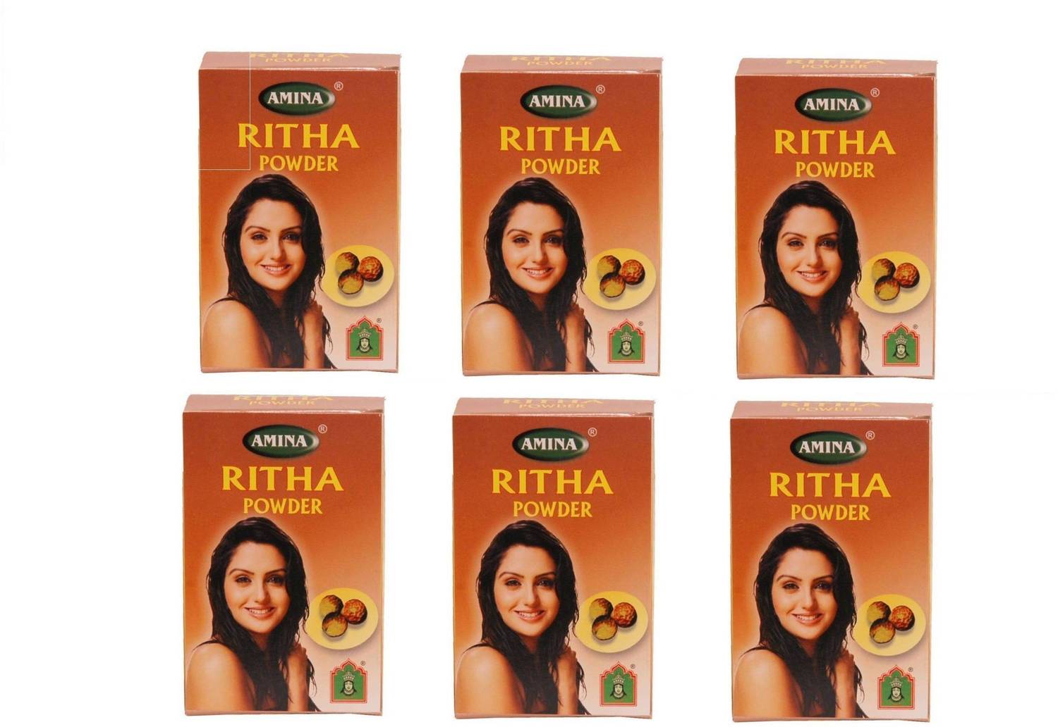 Amina REETHA powder 480GM (pack of 6) WITH 80 GM EACH PACKET