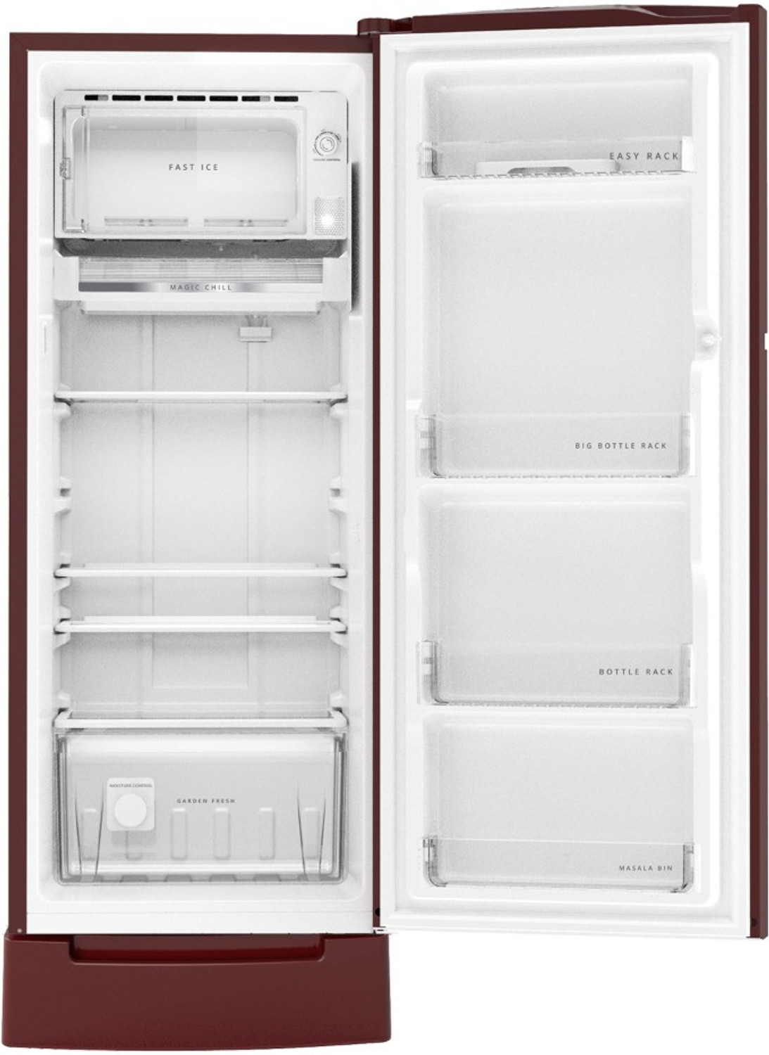 Image of Whirlpool 207 L Direct Cool Single Door 3 Star Refrigerator with Base Drawer