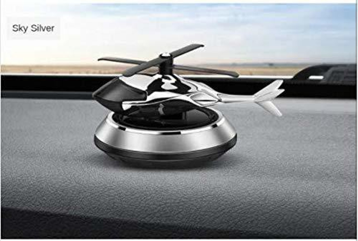 Image of LAVITRA universal Car Freshener Diffuser Trending New Jet helicopter glider Aeroplane Alloy Solar Car Air Freshener Aromatherapy Car Interior Decoration Accessories Fragrance for Home Office Decoration Perfume Solar Aeroplane Big