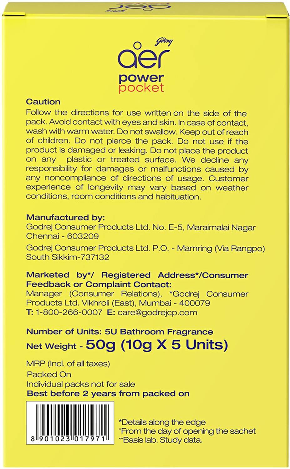 Godrej Aer Power Pocket Assorted Fragrance Blocks - Image 2