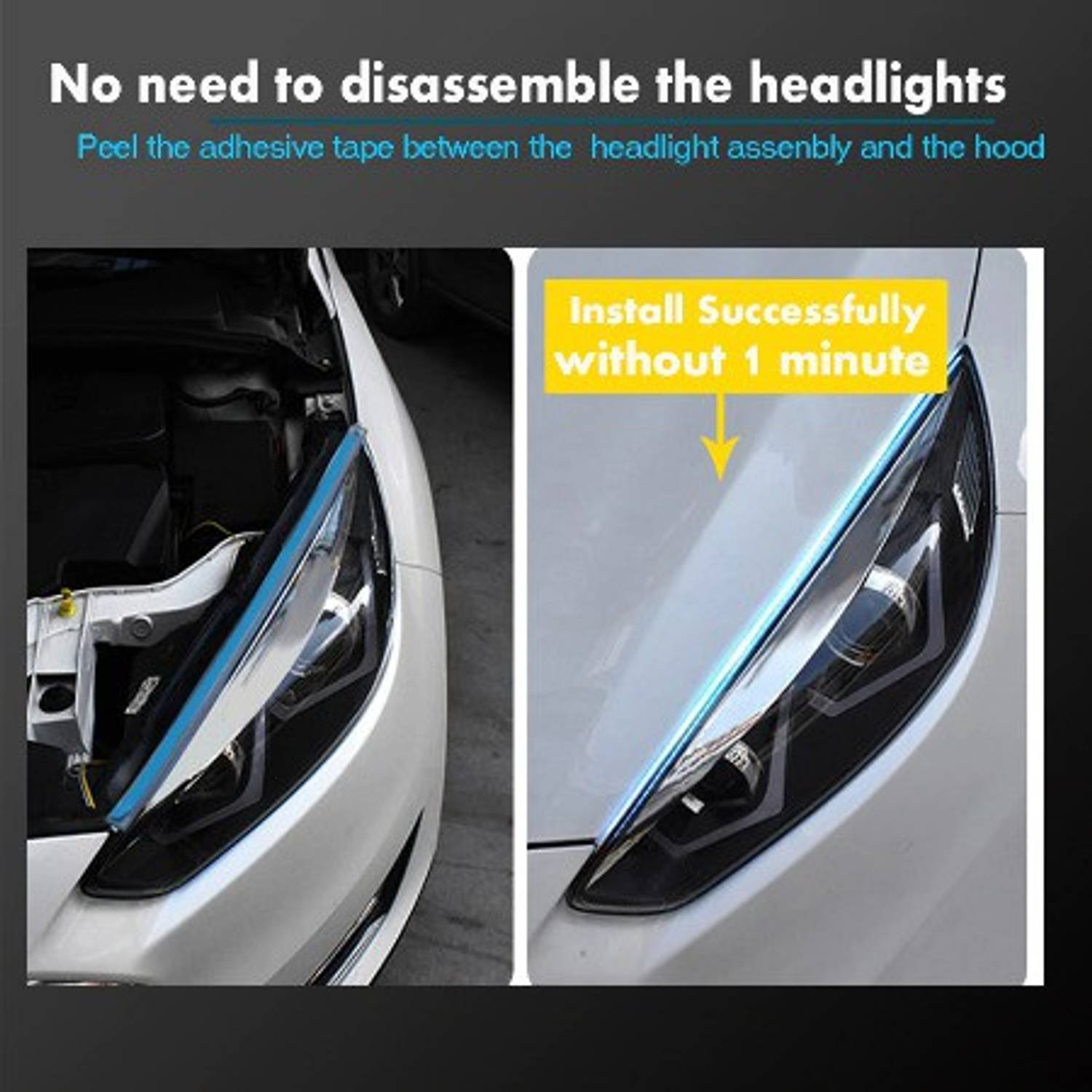 Ubee Car LED Strip for Headlight - Image 2