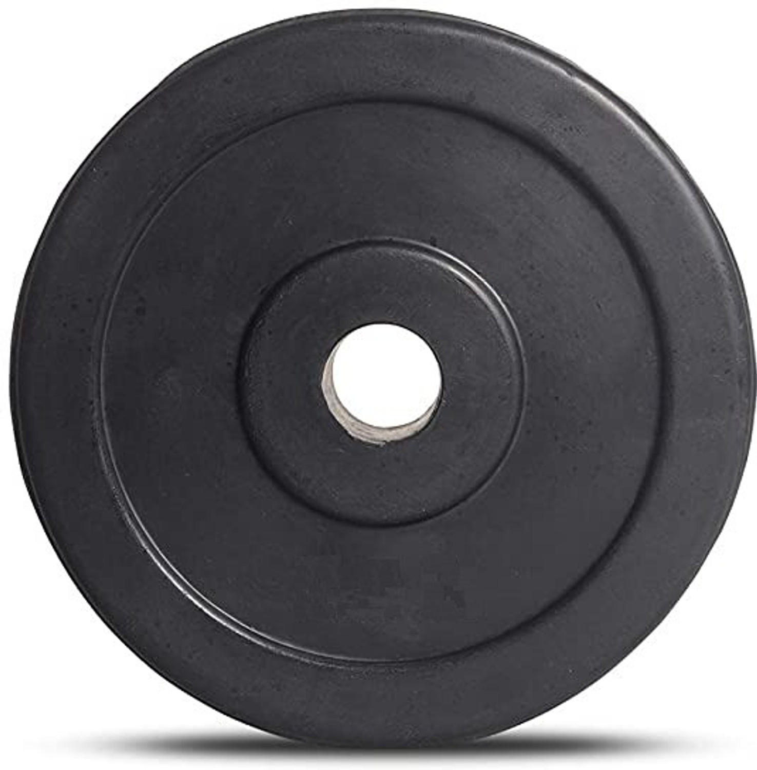 Image of STARX 40 kg Rubber weight Plates with 5ft Straight Rod and Accessories Home Gym Combo