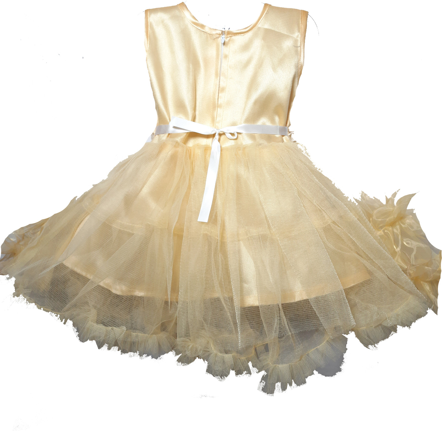 Image of kids fashion hub Baby Girls Midi /Knee Length Festive /Wedding Dress