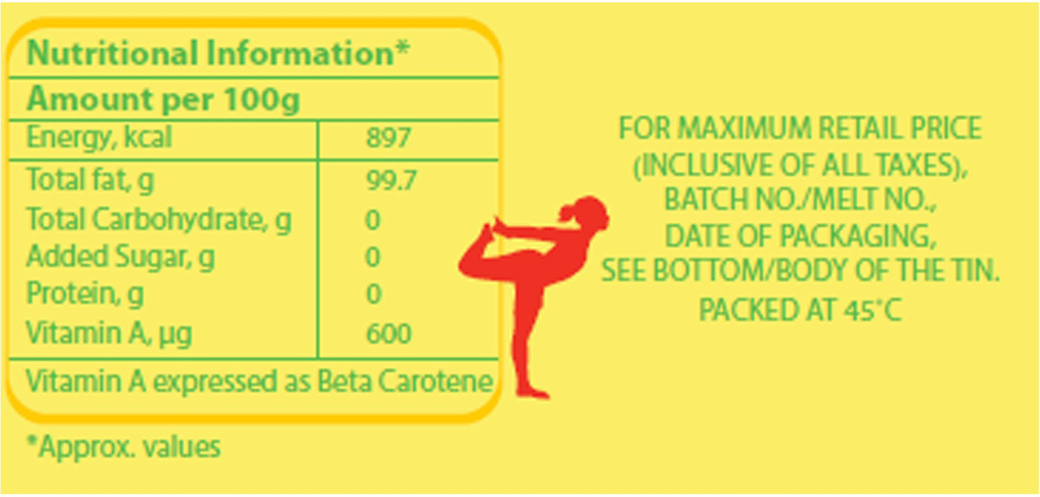 Image of Amul Cow Ghee Tin