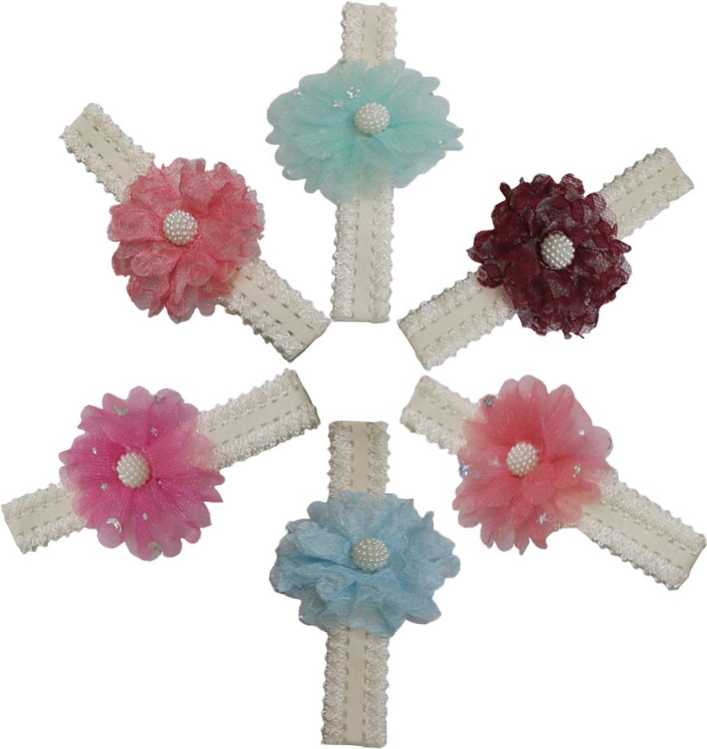 barakath Kids Girl Baby Hairband Toddler Lace Flower Head Band Accessories Headwear Hair Band