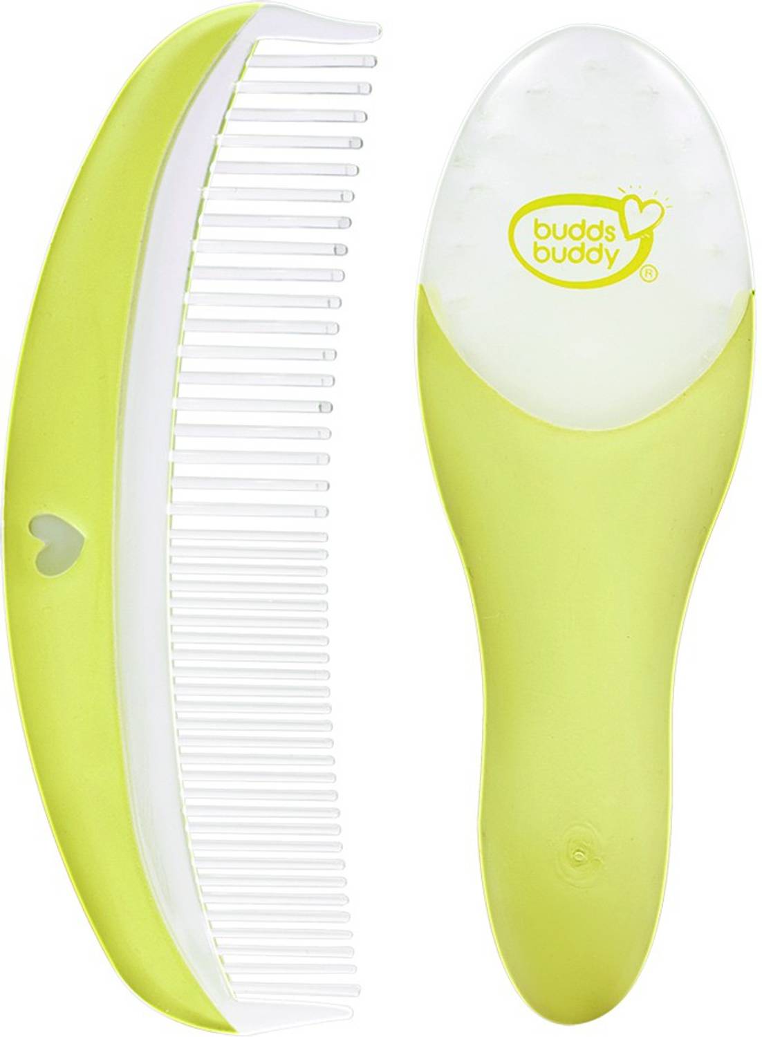 Buddsbuddy Rex New Born Baby Brush & Comb Set for infants, Green, BB5035