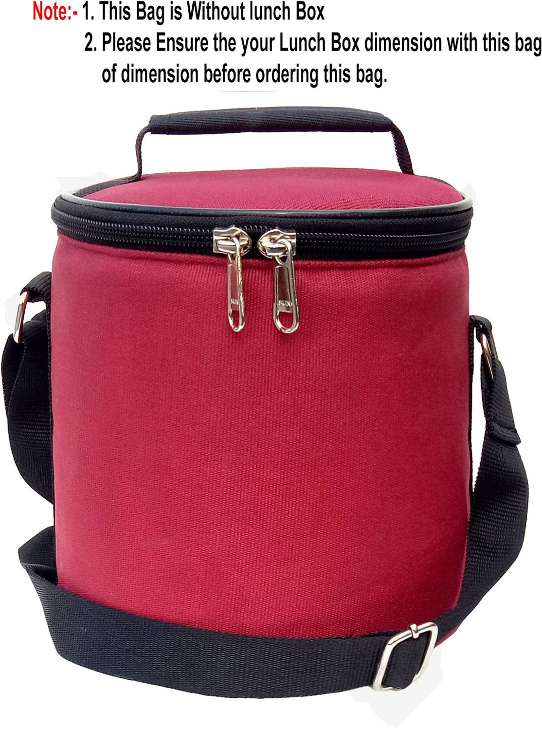 Image of Aafeen Maroon Office Use Tiffin Bag Waterproof Lunch Bag