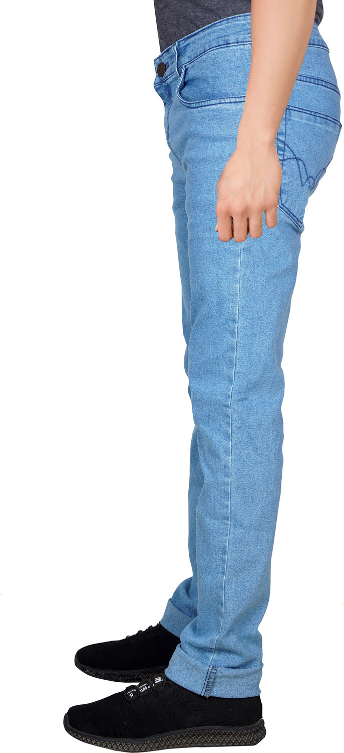 Image of JUST BLACK Regular Men Light Blue Jeans