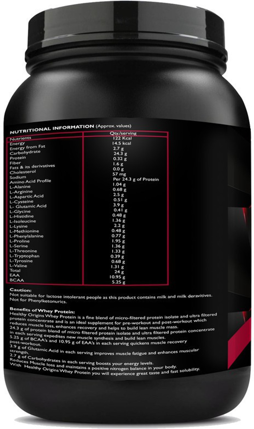Image of Healthy Origins Gold Standard 100% Protein Powder - Primary Source Isolate Whey Protein Pro(Ho573) Whey Protein