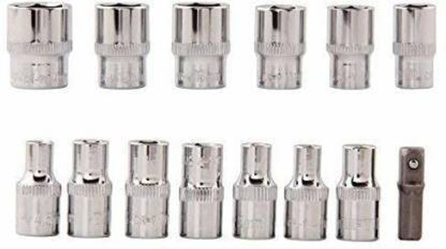 Image of STARKENDY High Quality 46pcs 1 /4-Inch Ratchet Torque Wrench Combo Car Repair Tools Set Double Sided Socket Wrench