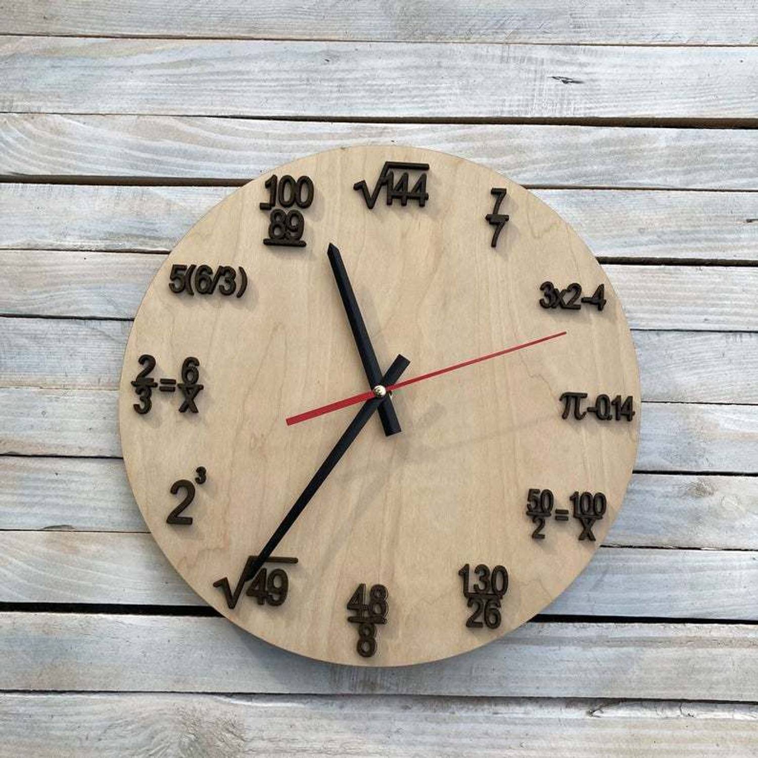 Nabster Analog 30 cm X 30 cm Wall Clock (Beige, Standard)