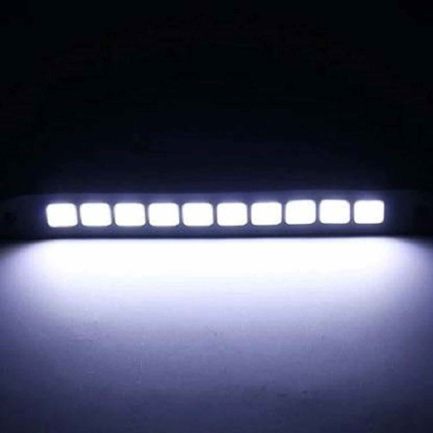 Image of XZRTZ Set of 2 High Power 10 LED Daytime Running Lights Universal Fog High Beam Car DRL White Car Strip Light Driving Fog Daytime Running Lights A231 Car Fancy Lights