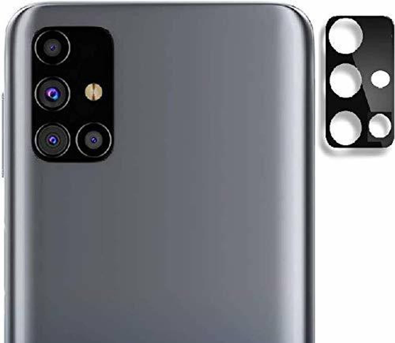 Bigil Back Camera Lens Glass Protector for Samsung Galaxy M31s