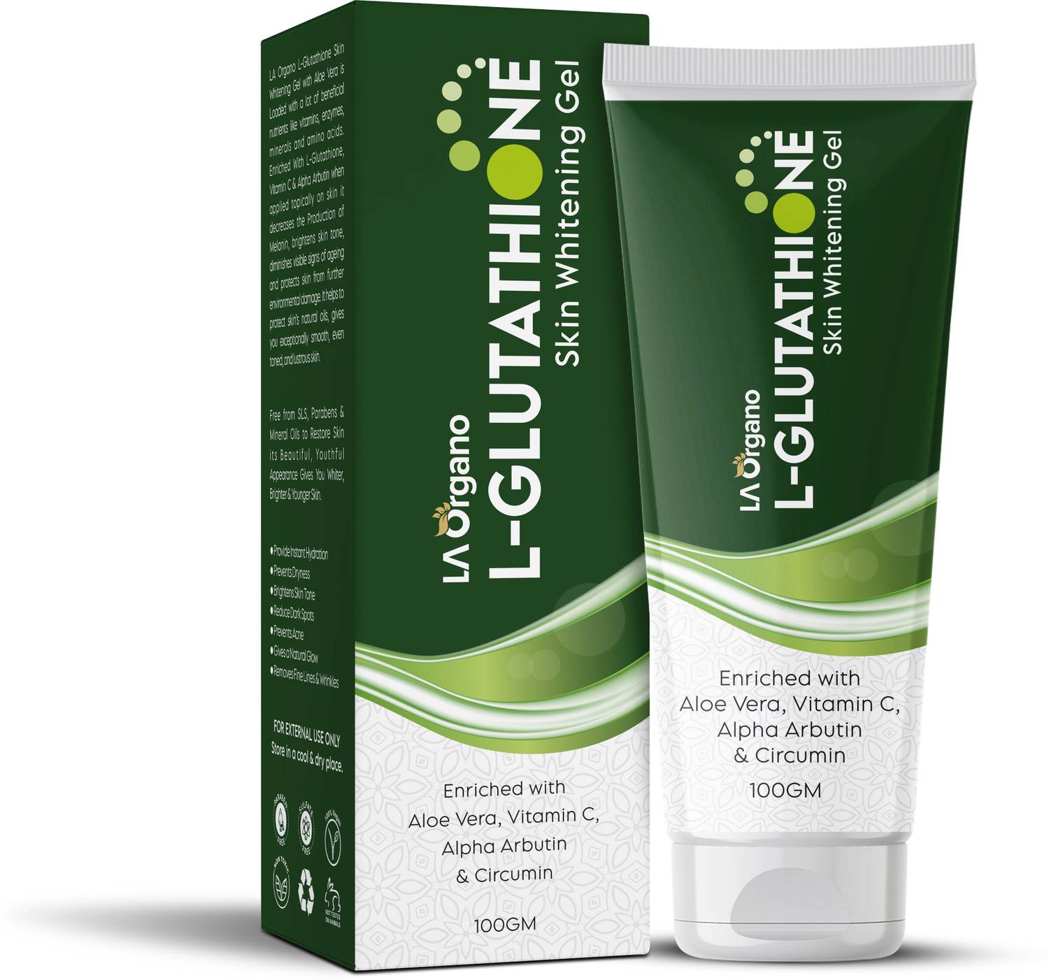 LA Organo L-Glutathione Skin Gel - Image 1