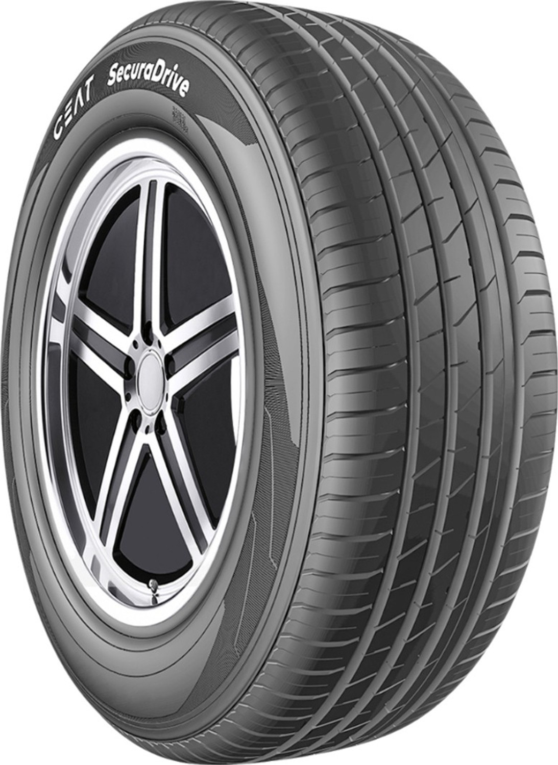 Image of CEAT 175 /60R15 SecuraDrive TL 81H 4 Wheeler Tyre
